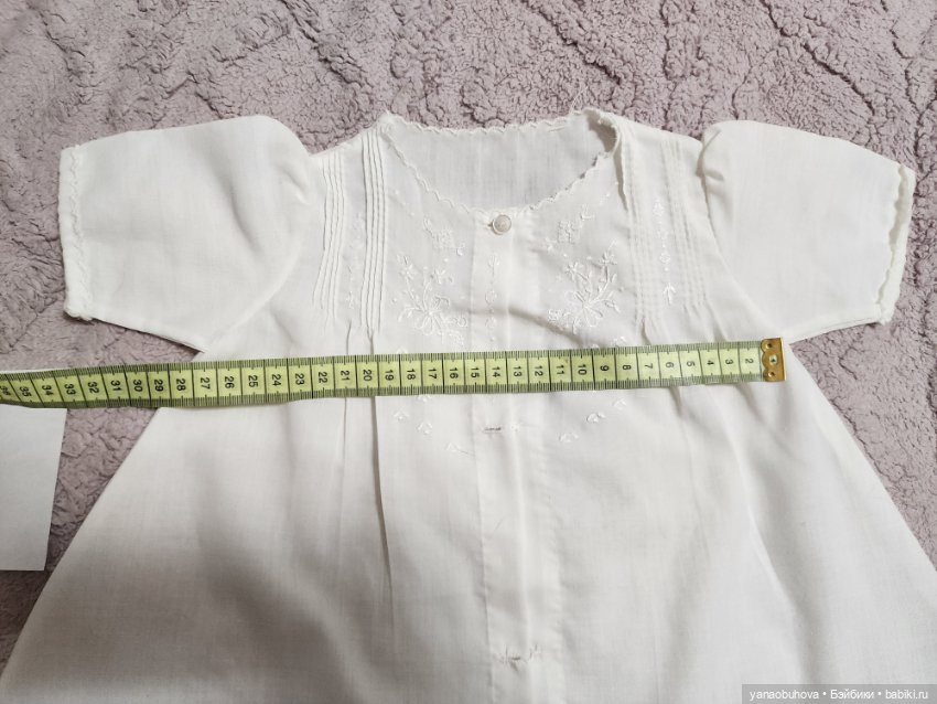 Винтжные белые детские платья и нижние сорочки для ваших кукол (фото 9)