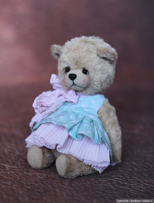 Мишка тедди 13.5 см — Авторские игрушки (фото 7)