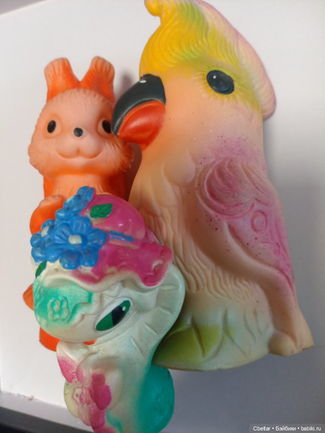 Резиновые игрушки лотом — Винтажные куклы и игрушки детства (фото 2)