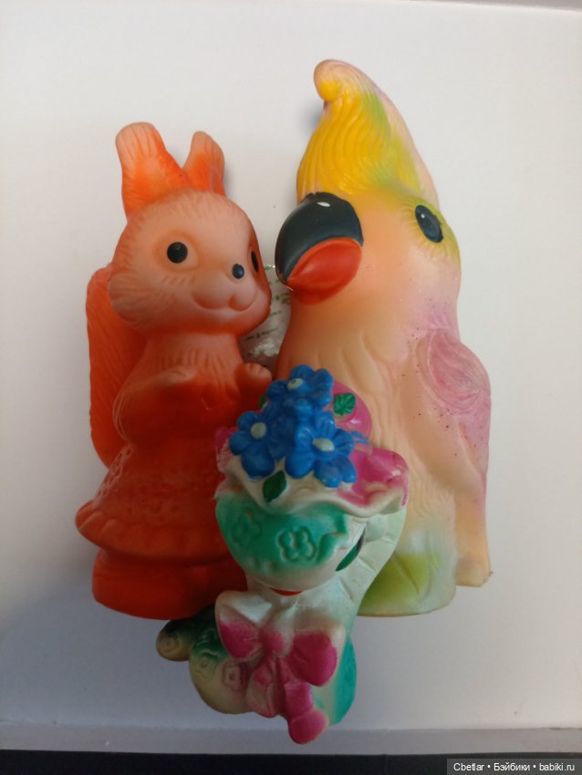 Резиновые игрушки лотом — Винтажные куклы и игрушки детства