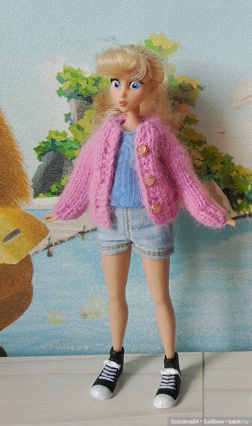 Кардиган-свитер для пижамных принцесс