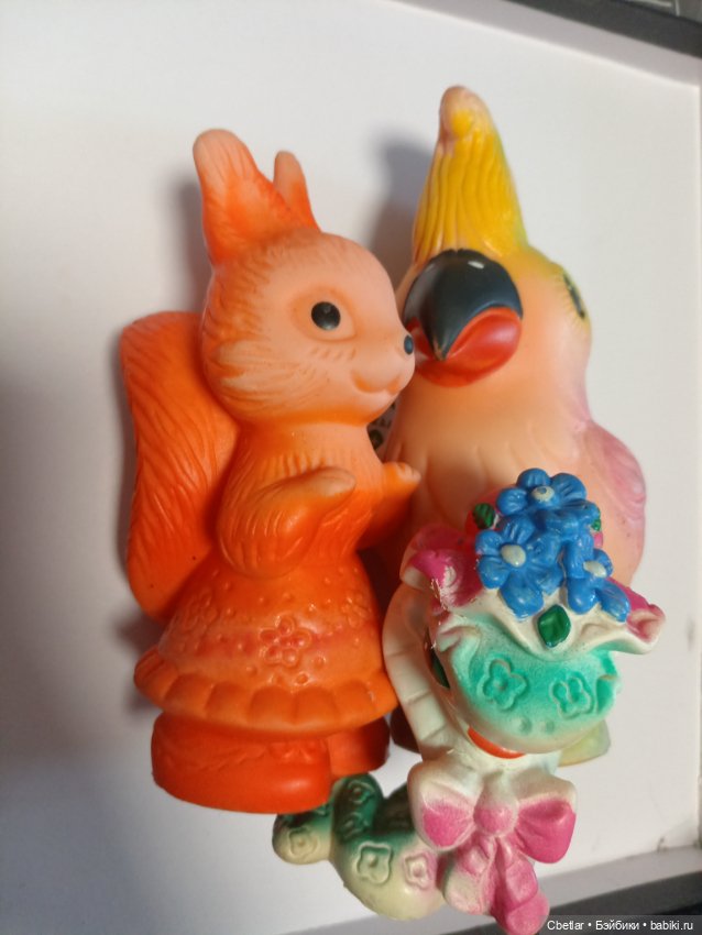 Резиновые игрушки лотом — Винтажные куклы и игрушки детства (фото 3)