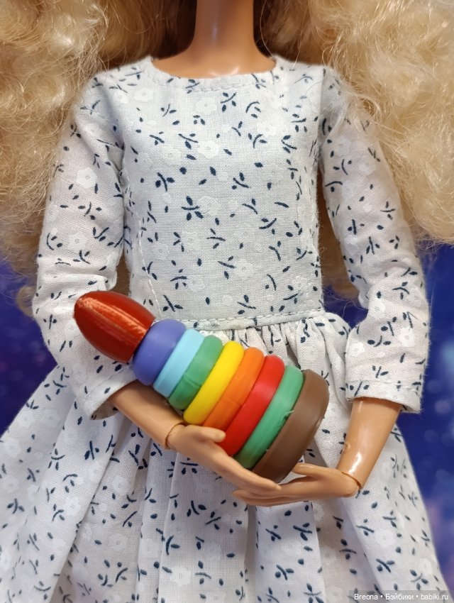 Детская пирамидка — Миниатюра для кукол