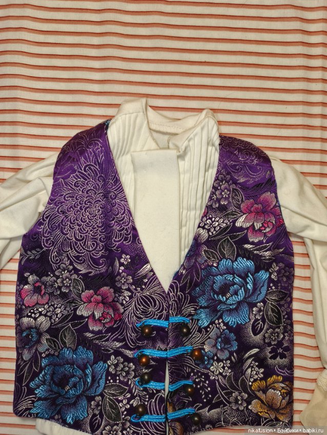 Костюм на антикварную или винтажную куклу мальчик рост 75-85 см (фото 4)