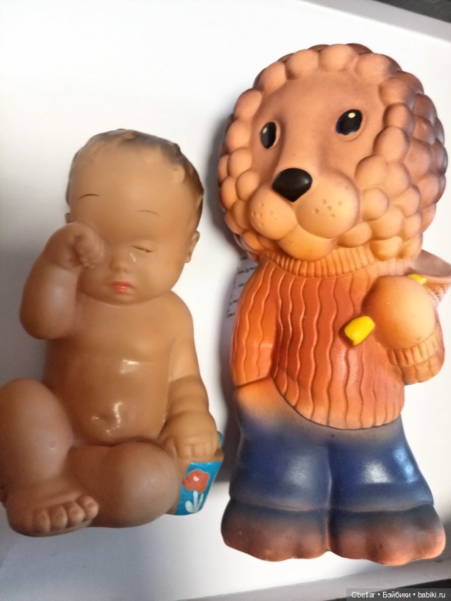 Резиновые игрушки времен СССР