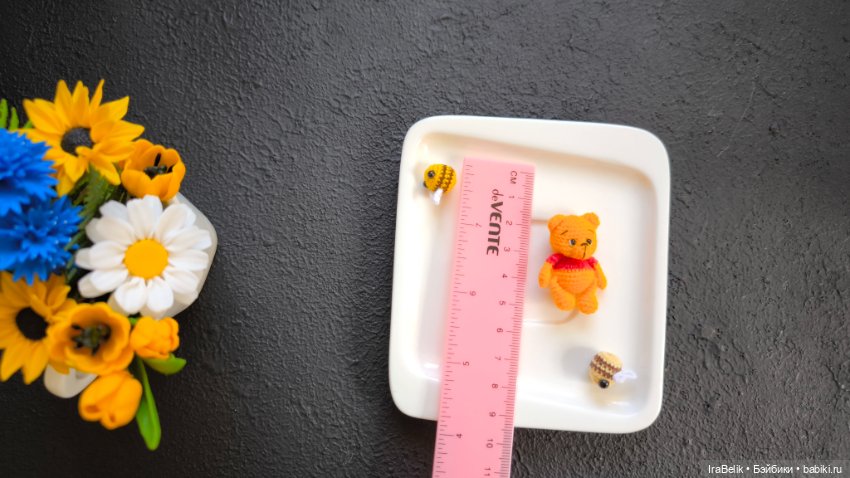 Мишка и две пчелы — Другие аксессуары для кукол (фото 4)