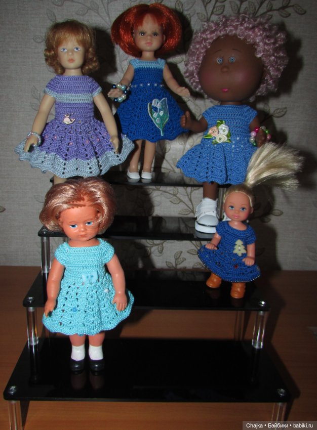 Платья на кукол — Mia, Evi simba, Chou chou, бжд, Paola Reina mini, Corolle mini, Машенька (фото 7)