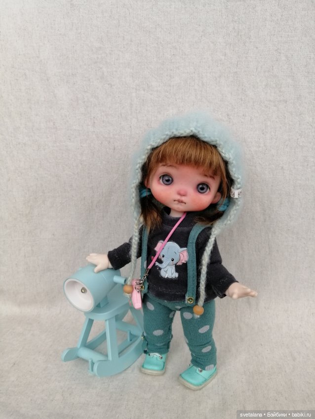 Булочка. ООАК шарнирной куколки(гибридик) (фото 4)
