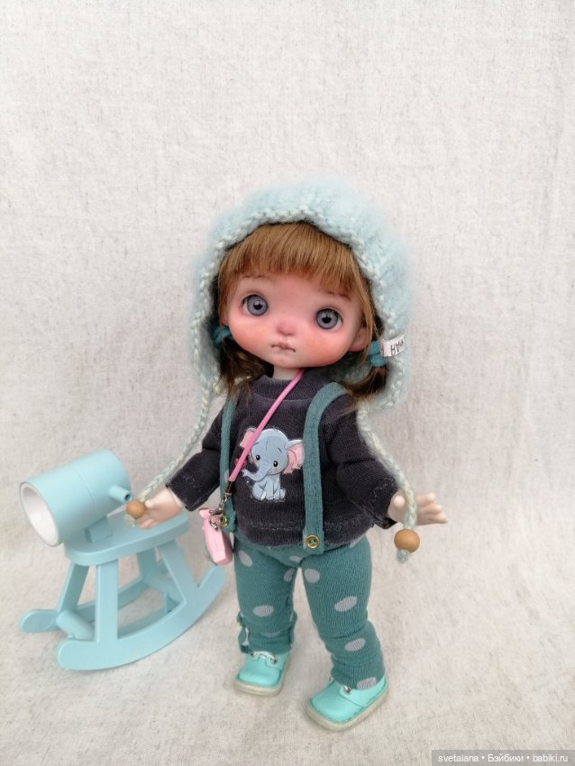 Булочка. ООАК шарнирной куколки(гибридик) (фото 2)