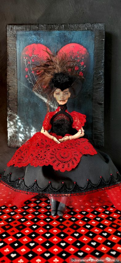 Авторская кукла Дама Червей