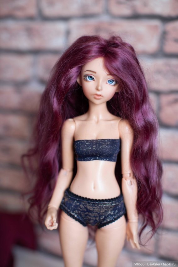 Продам паричок из козочки на шкурке для минифи (minifee), DIM doll, Doll Chateau. 16,5-18,0 см