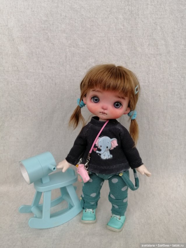 Булочка. ООАК шарнирной куколки(гибридик)