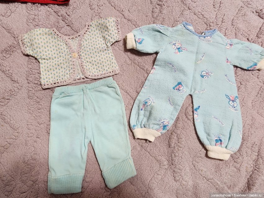 Винтажные комплекты для небольших кукол деток до 40 см часть 2 (фото 3)