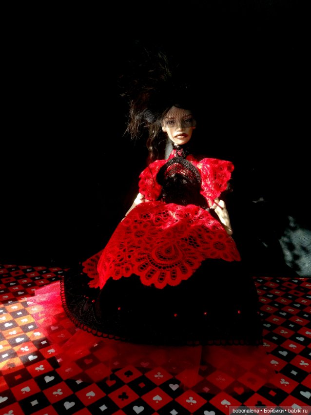 Авторская кукла Дама Червей (фото 8)