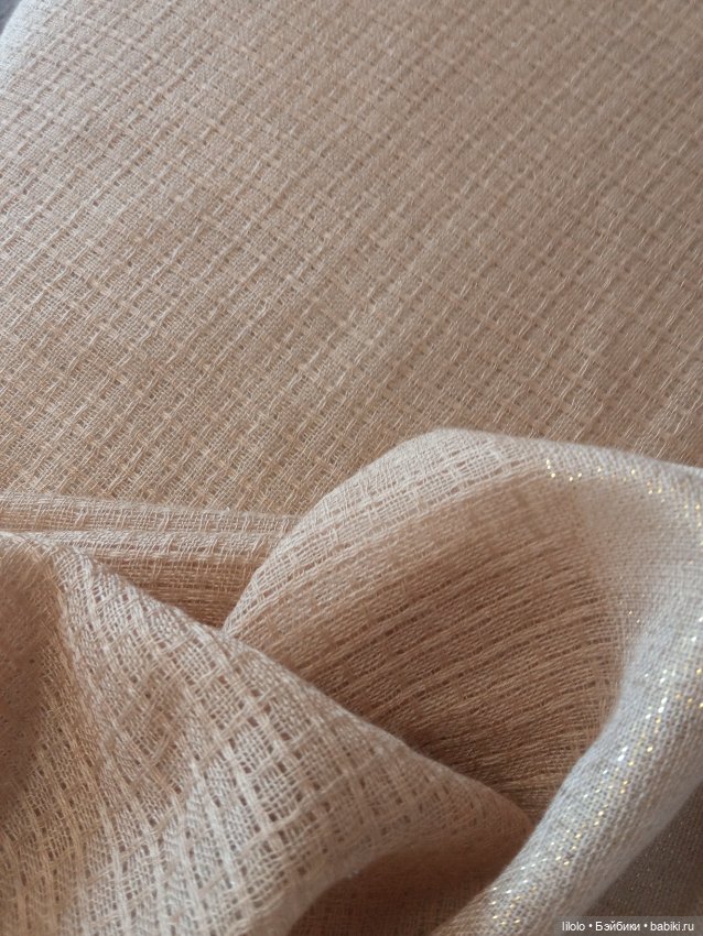 Часть платка для кукольного рукоделия (фото 2)