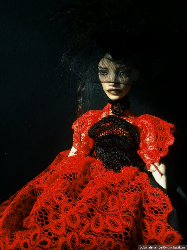Авторская кукла Дама Червей (фото 4)