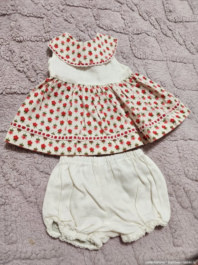 Винтажные комплекты для небольших кукол деток до 40 см (фото 9)