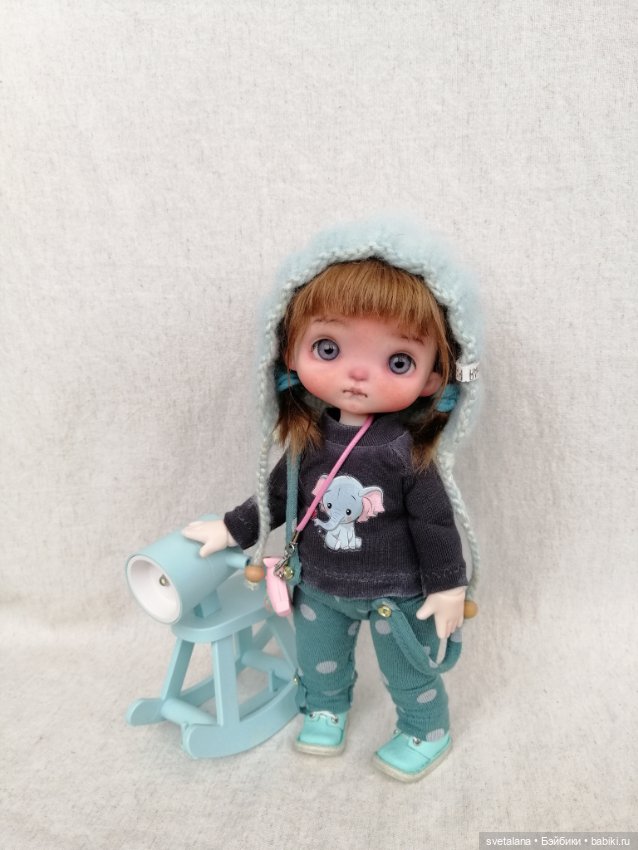Булочка. ООАК шарнирной куколки(гибридик) (фото 5)