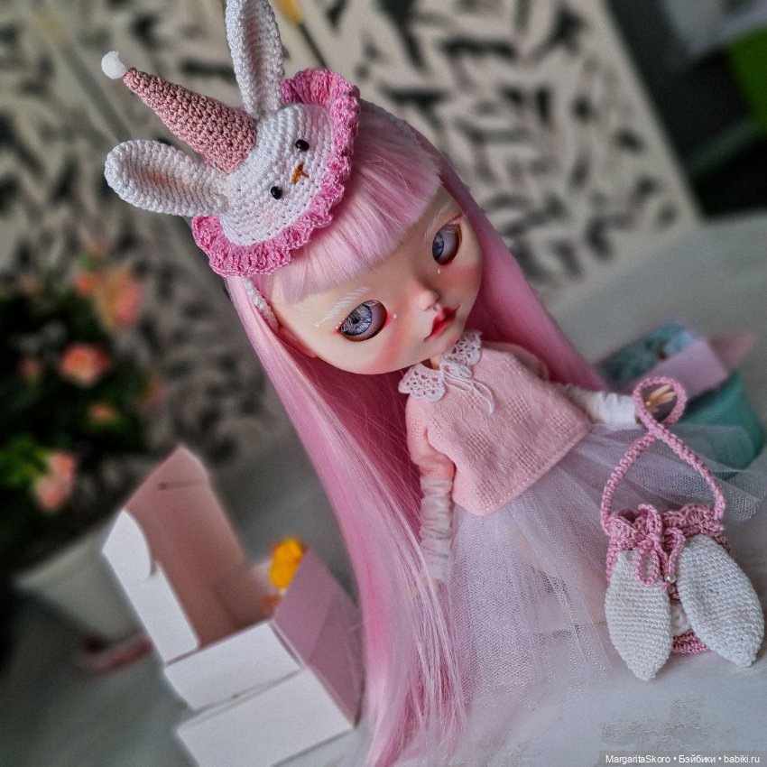 Куколка блайз зайка — ООАК (кастом куклы)