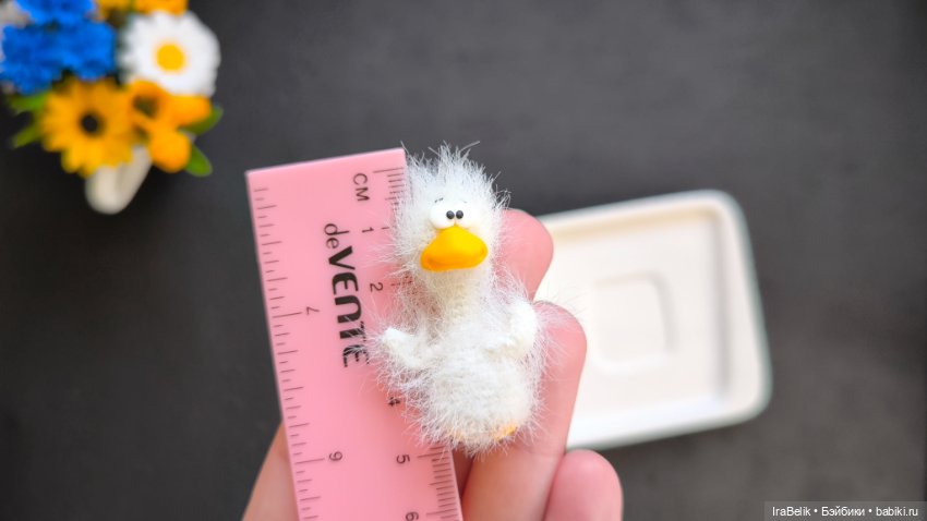 Гусик белый , 5см — Аксессуары для кукольных фотосессий (фото 2)