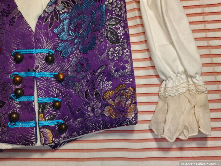 Костюм на антикварную или винтажную куклу мальчик рост 75-85 см (фото 5)