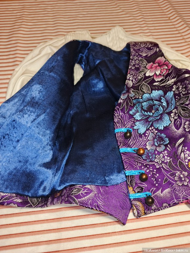 Костюм на антикварную или винтажную куклу мальчик рост 75-85 см (фото 7)