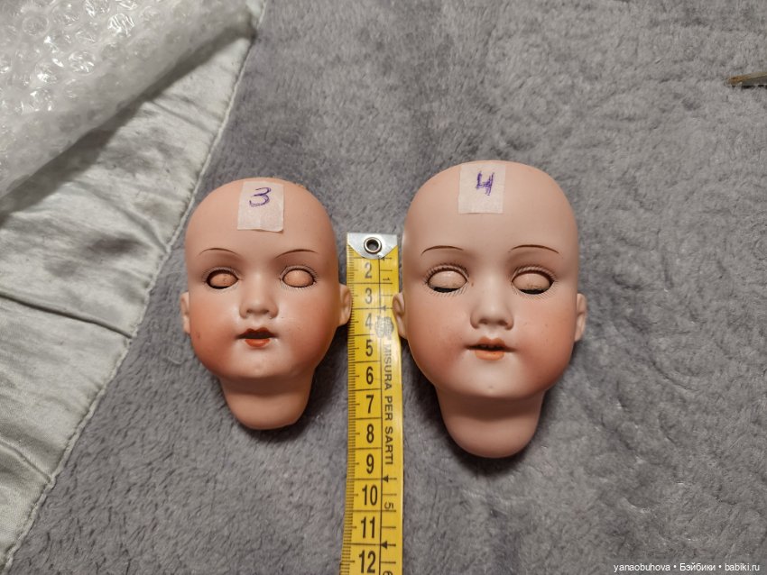 Антикварные головы Арманд Марсель молд Флорадора, 390 и Рекнагель