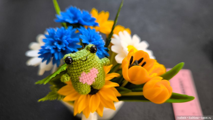 Лягушка, с нежностью — Аксессуары для кукольных фотосессий (фото 3)