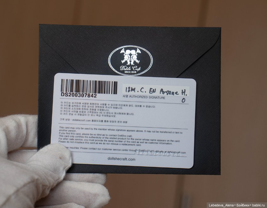 Голова EN Dollshe Arsene — Части кукол BJD (фото 5)