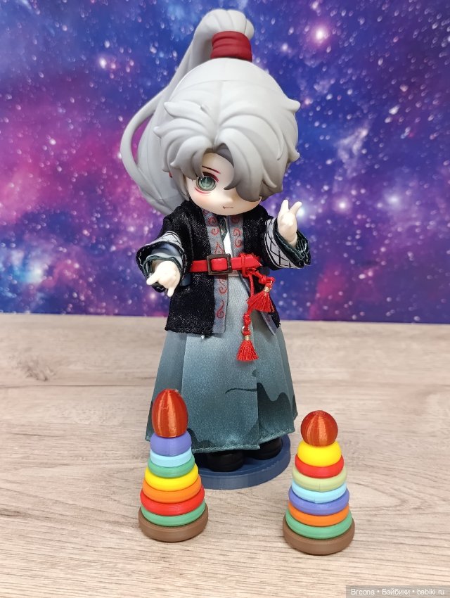 Детская пирамидка — Миниатюра для кукол (фото 3)