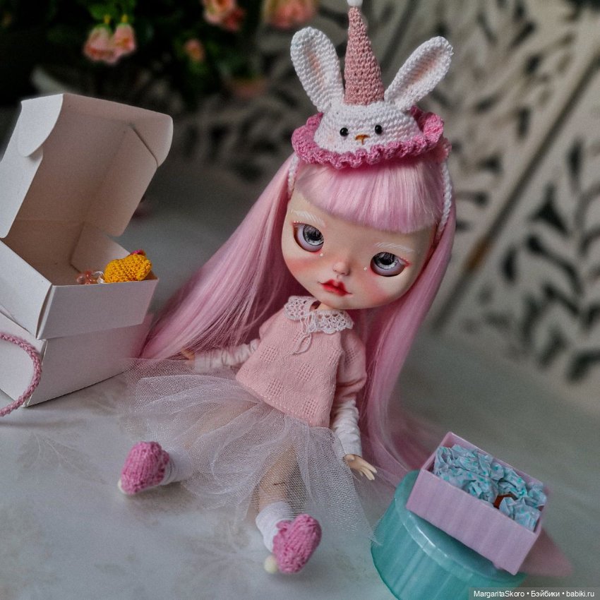 Куколка блайз зайка — ООАК (кастом куклы) (фото 2)