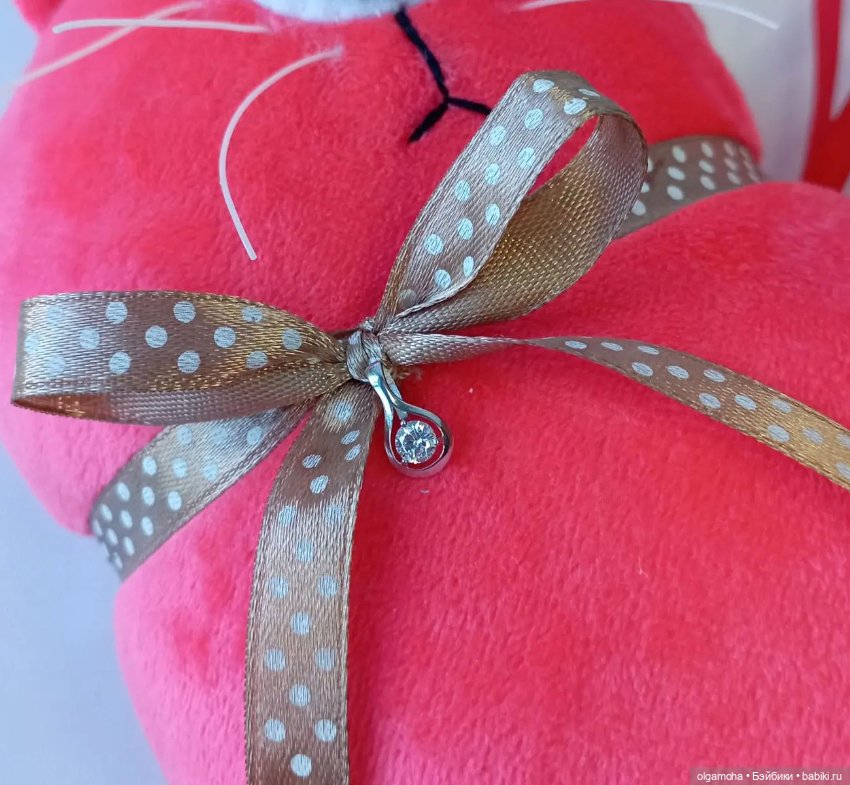 Сердце-Кот. Плюшевая игрушка (фото 2)