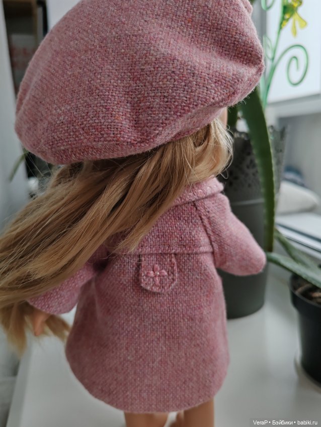 Пальто на куклу Мия 30см — Одежда для кукол (фото 5)