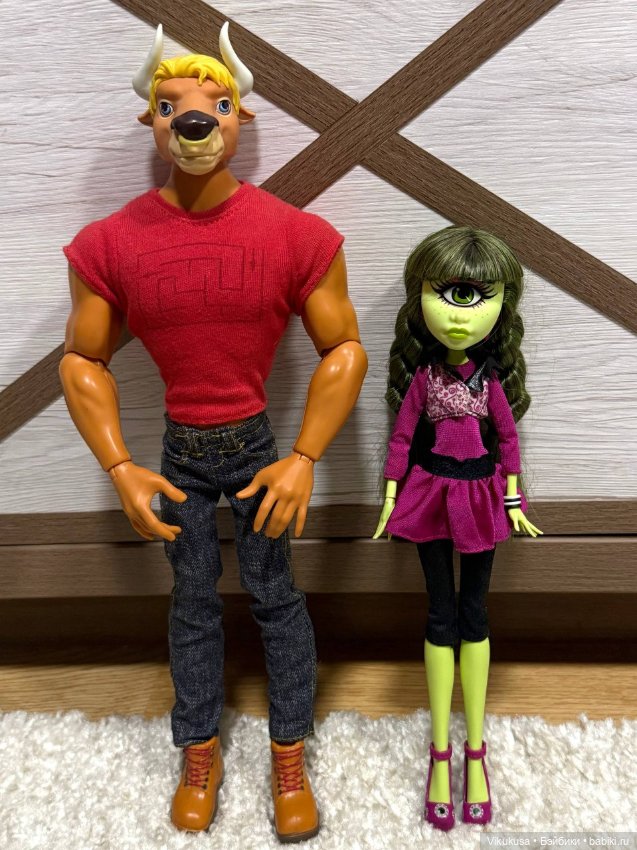 Monster High SDCC Manny Taur & Iris Clops, редкая коллекция