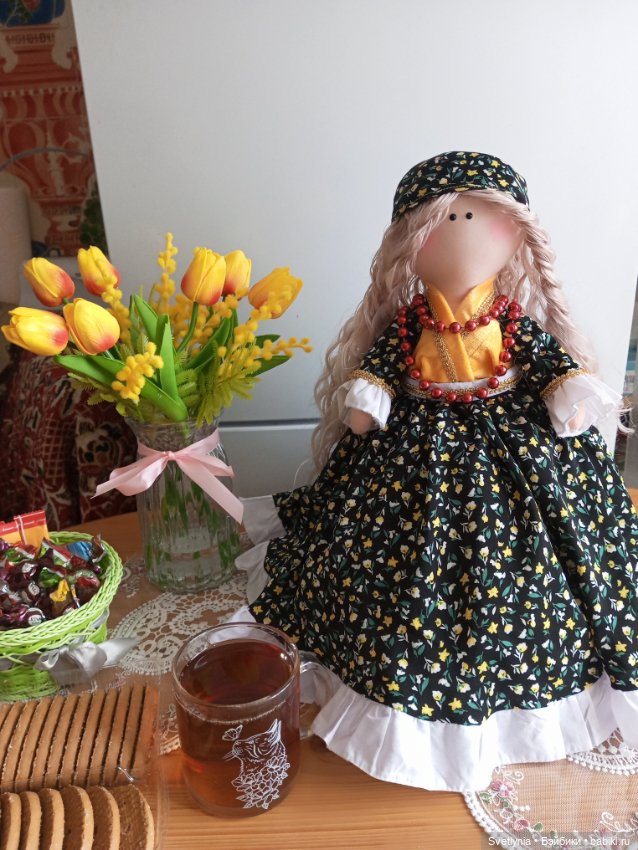Чайная барышня — Авторские игрушки (фото 4)