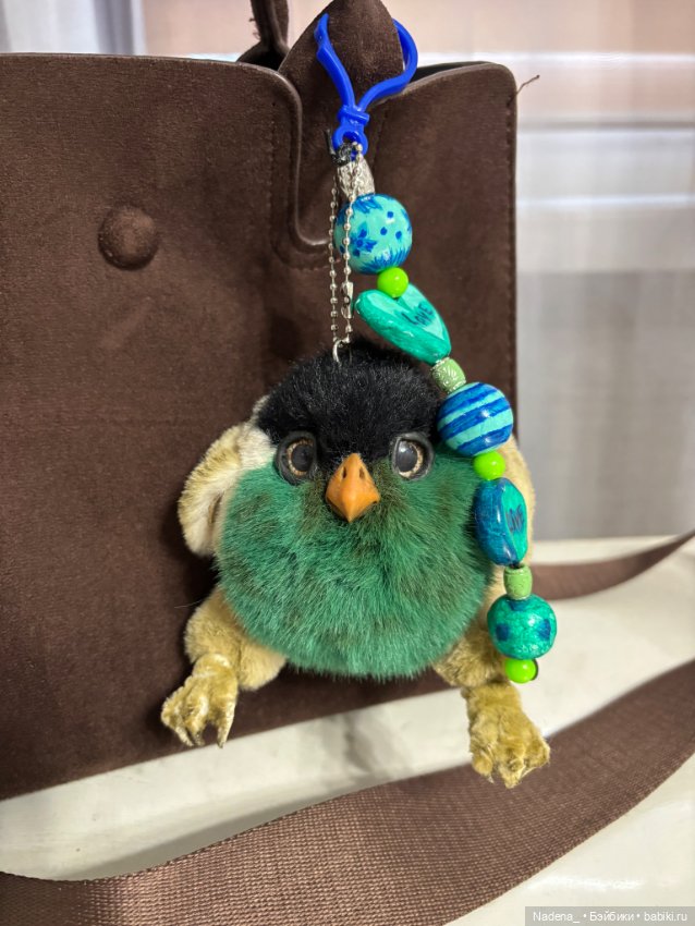 Брелки - птицы — Авторские игрушки (фото 7)