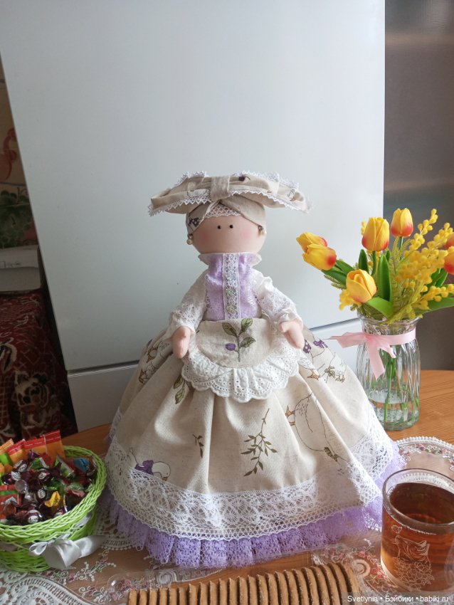 Чайная барышня — Авторские игрушки (фото 7)