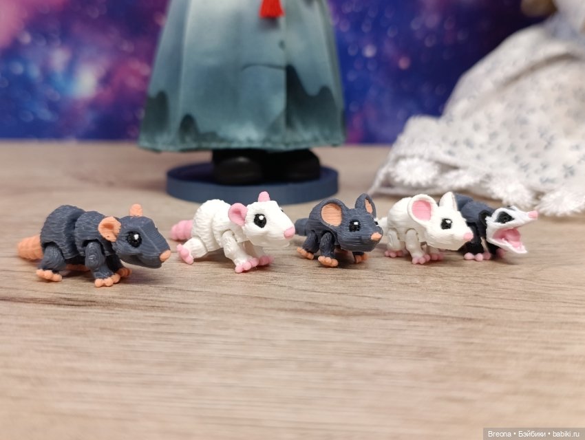 Микрозвери: мыши, крысы — Коллекционные фигурки (фото 6)