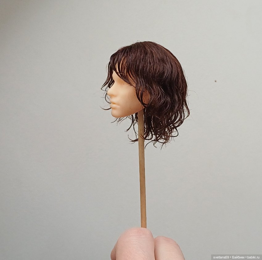 Паричок из козочки для Лили от 𝔸𝕞𝕚𝕔𝕦𝕤 𝕕𝕠𝕝𝕝𝕤 ๑ Куклы Амикус ๑ (фото 4)