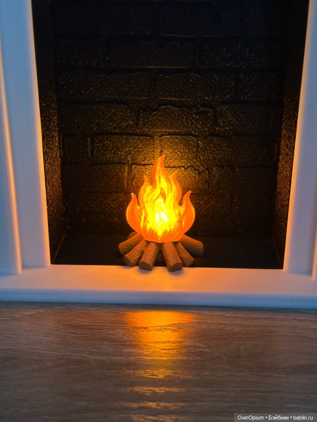 Огонь для камина (оранжевый) (фото 3)