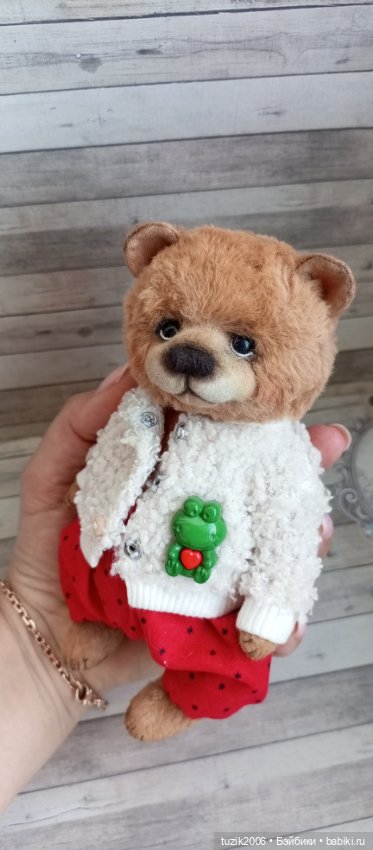 Медвежонок Коржик — Авторские игрушки (фото 5)