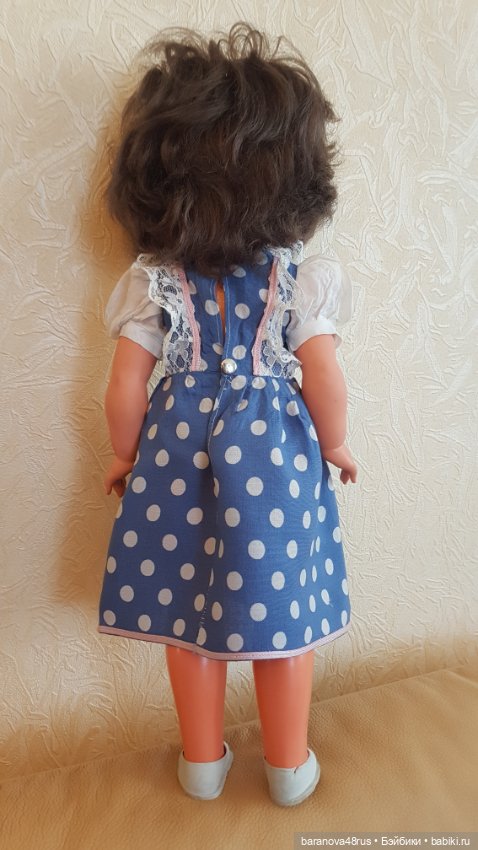 Куколка-красавица Сони (Раунштайн) Винтаж ГДР в родной одежде и обуви с приданным (фото 3)