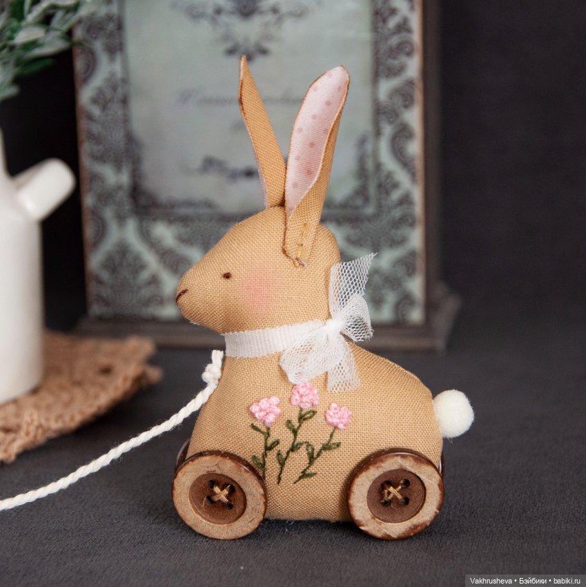 Игрушки для кукол - зайки (фото 3)