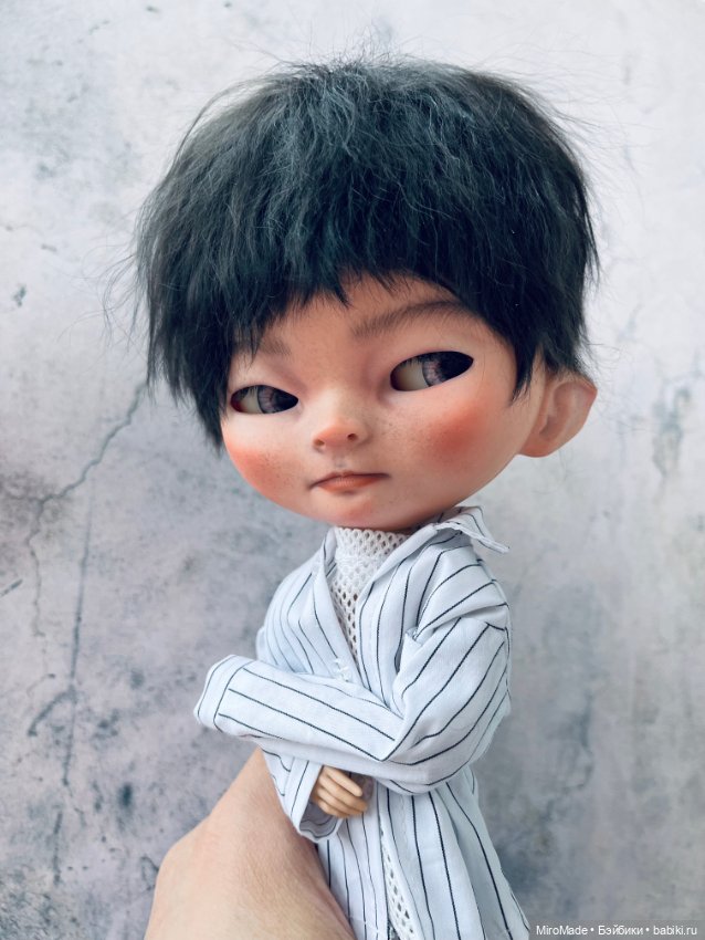 Авторская шарнирная кукла блайз Марк (фото 6)