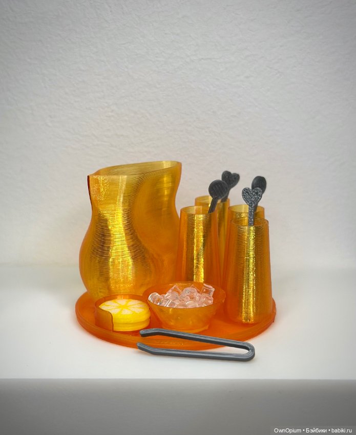 Набор для лимонада 1/6 — Миниатюра для кукол