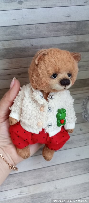 Медвежонок Коржик — Авторские игрушки (фото 3)