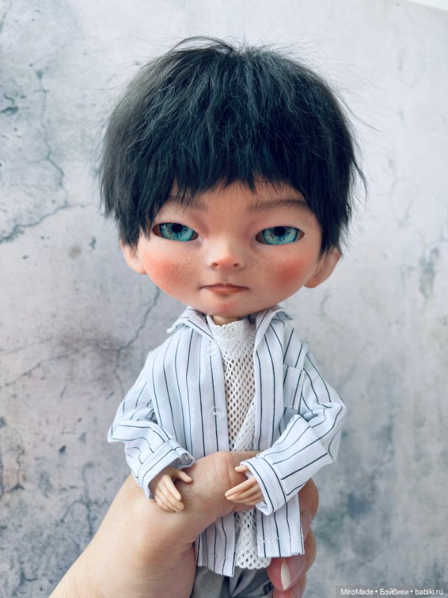Авторская шарнирная кукла блайз Марк (фото 5)
