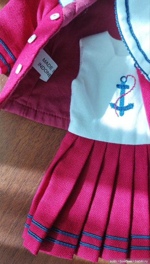Костюм в морском стиле — Одежда для кукол (фото 6)