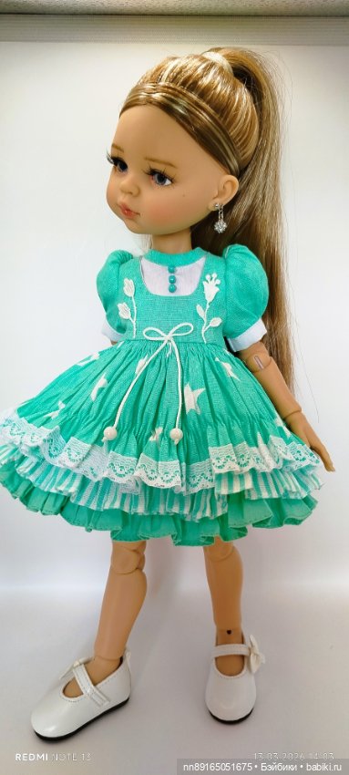 Платье для кукол Паола Рейна 32-34 см (фото 2)