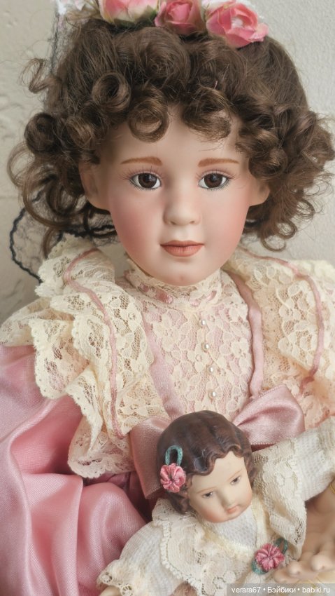 Красивая парочка «Mary Elizabeth and her Jumeau» от Pamela Phillips (фото 8)